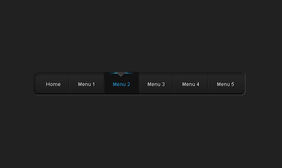 css3黑色酷炫导航