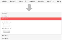 CSS3 UI响应导航