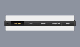 css3彩带导航菜单 css3彩带导航菜单代码下载