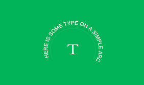 jQuery字体变形插件Circletype