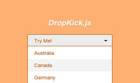 jQuery自定义下拉菜单插件dropkick