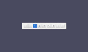 纯CSS3带过渡动画效果分页条代码