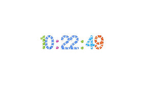 js可爱糖果样式数字时间代码