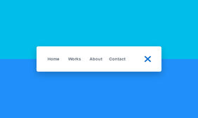 CSS3弹性展开动画导航菜单代码