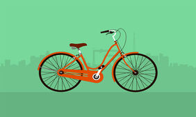 HTML5 SVG自行车行驶动画特效
