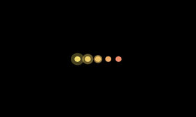 纯CSS3圆点发光加载动画特效