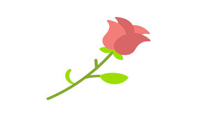 HTML5 SVG线条玫瑰花动画特效