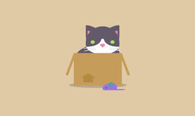 纯CSS3绘制盒子猫和老鼠特效