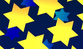 HTML5 Canvas星星变形旋转动画
