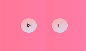 CSS3播放暂停按钮切换动画特效