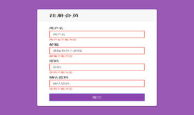 js会员注册表单验证代码